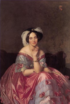 Baronne James de Rothschild Neoclassical Jean Auguste Dominique Ingres Oil Paintings